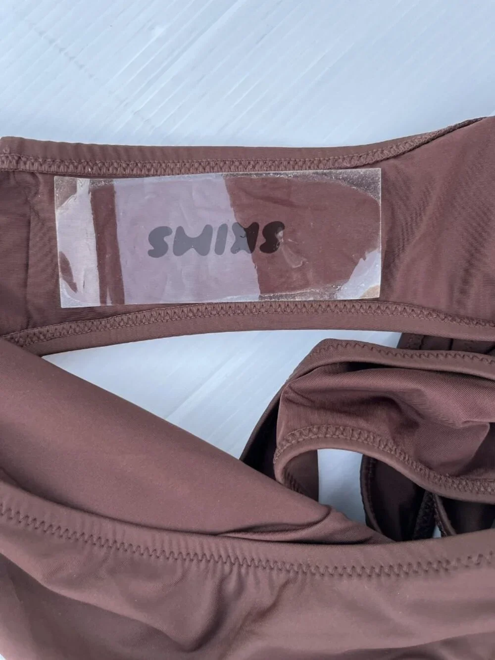 NWT SKIMS Swim Cocoa Cutout Monokini One Piece Swimsuit 4X